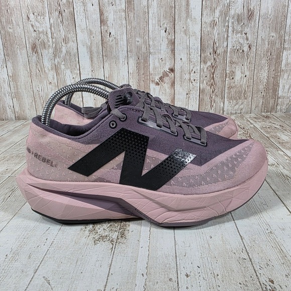 New Balance Shoes - New Balance FuelCell Rebel v4 Purple Pink Running Shoes Womens 9.5 D Wide